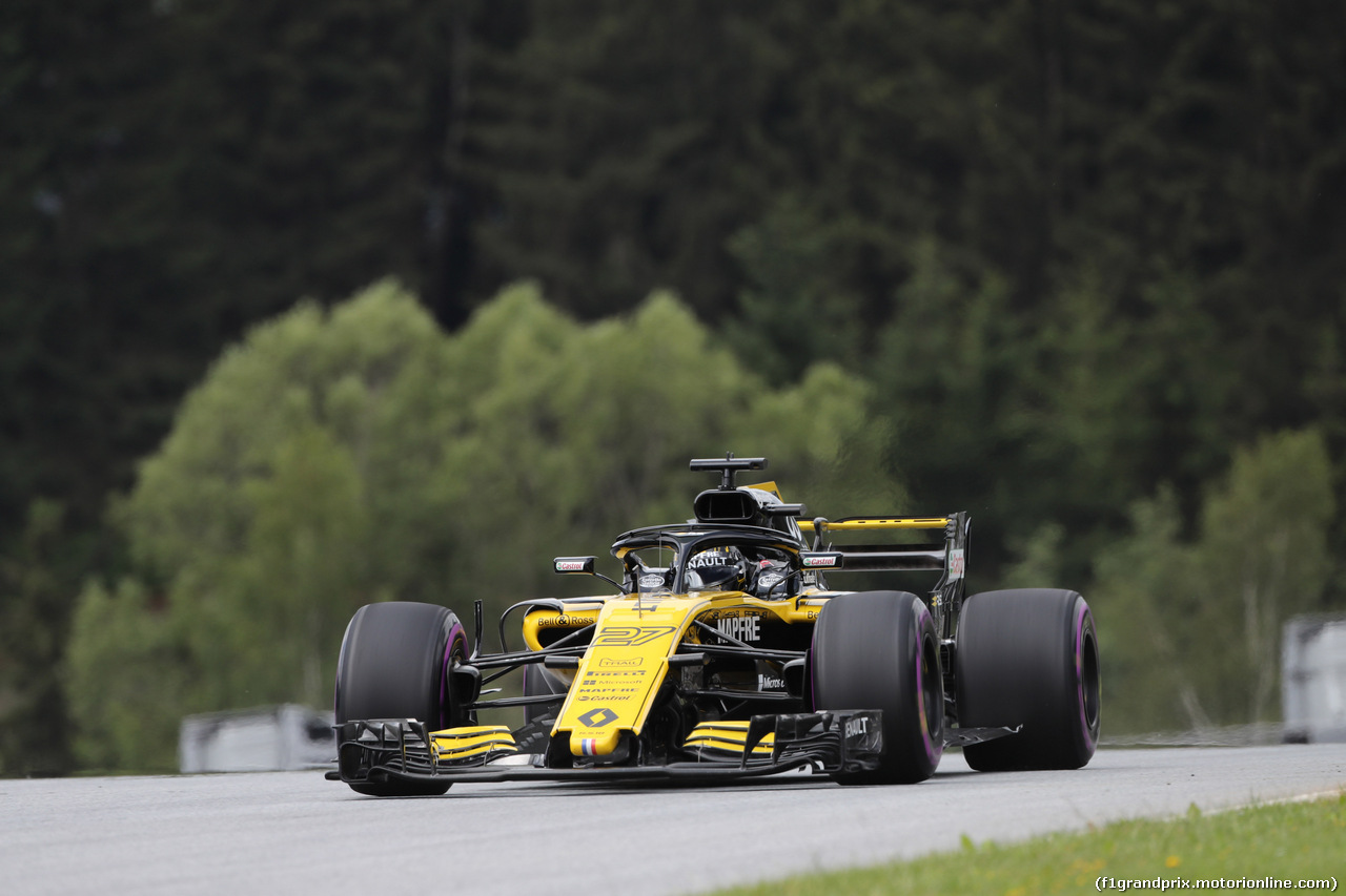 GP AUSTRIA, 28.06.2018- free Practice 1, Nico Hulkenberg (GER) Renault Sport F1 Team RS18