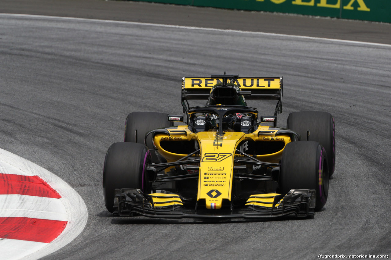 GP AUSTRIA, 28.06.2018- free Practice 1, Nico Hulkenberg (GER) Renault Sport F1 Team RS18