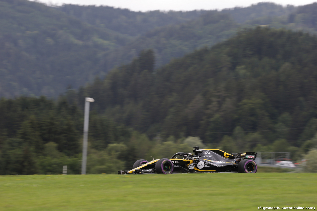 GP AUSTRIA, 28.06.2018- free Practice 1, Nico Hulkenberg (GER) Renault Sport F1 Team RS18