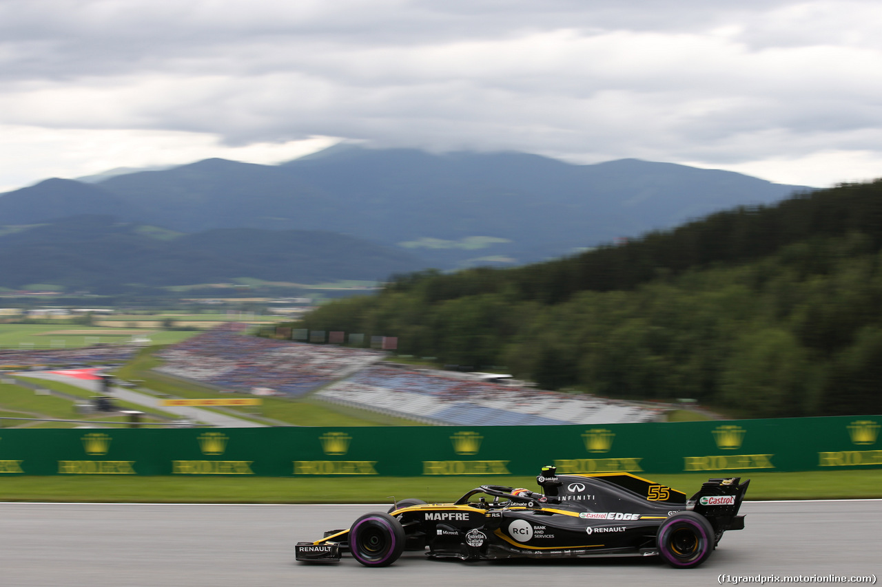 GP AUSTRIA, 28.06.2018- free Practice 1, Carlos Sainz Jr (ESP) Renault Sport F1 Team RS18