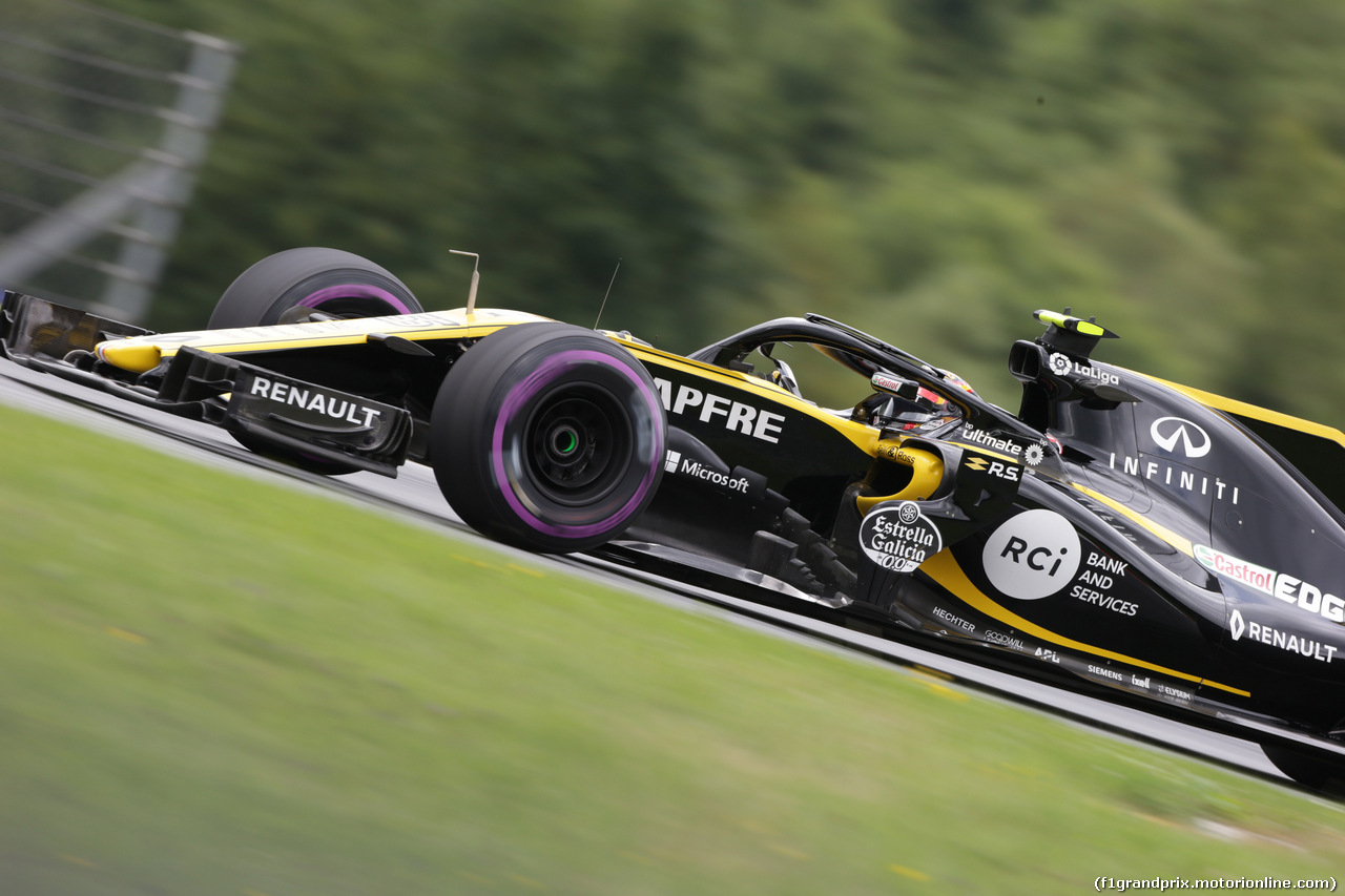 GP AUSTRIA, 28.06.2018- free Practice 1, Carlos Sainz Jr (ESP) Renault Sport F1 Team RS18