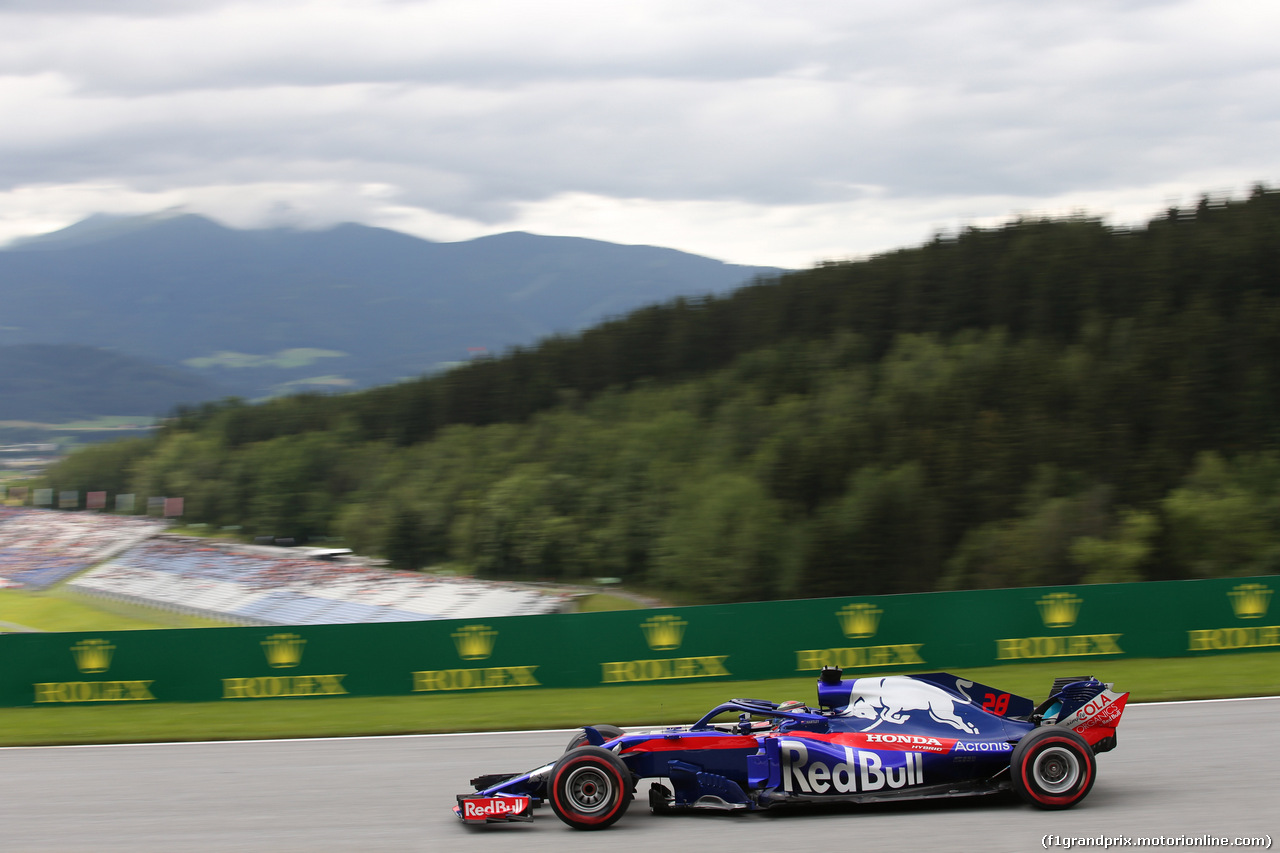 GP AUSTRIA, 28.06.2018- free Practice 1, Brendon Hartley (FRA) Scuderia Toro Rosso STR13