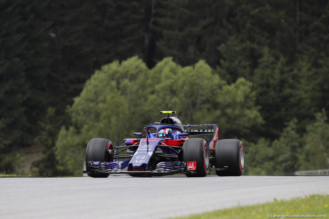 GP AUSTRIA, 28.06.2018- free Practice 1, Pierre Gasly (FRA) Scuderia Toro Rosso STR13