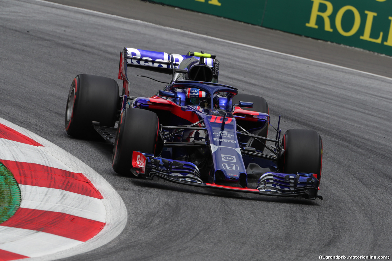 GP AUSTRIA, 28.06.2018- free Practice 1, Pierre Gasly (FRA) Scuderia Toro Rosso STR13