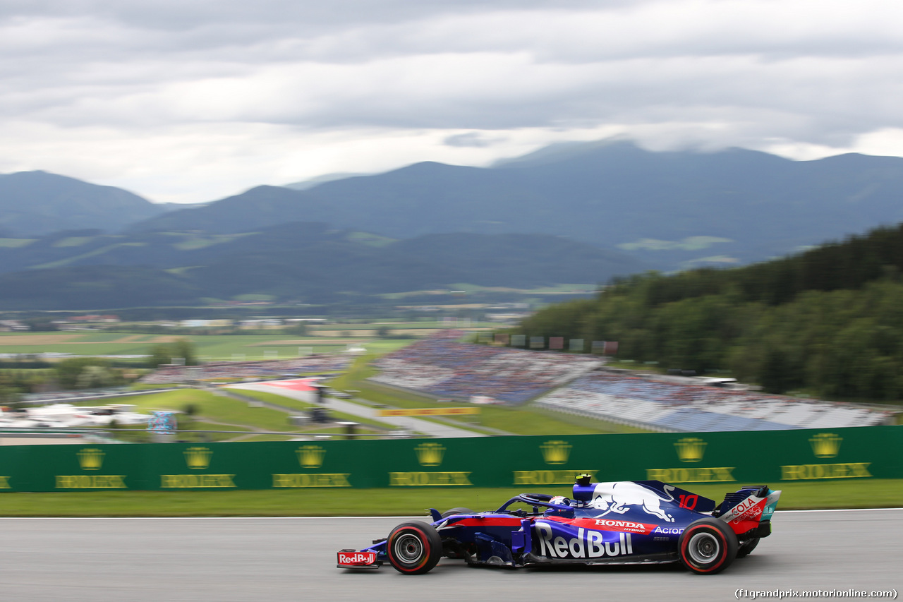 GP AUSTRIA, 28.06.2018- free Practice 1, Pierre Gasly (FRA) Scuderia Toro Rosso STR13