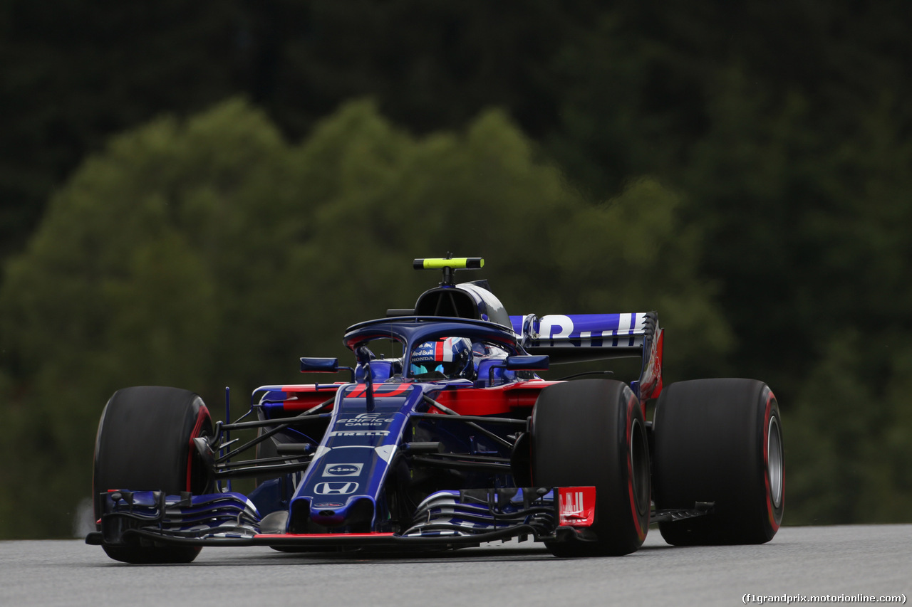 GP AUSTRIA, 28.06.2018- free Practice 1, Pierre Gasly (FRA) Scuderia Toro Rosso STR13