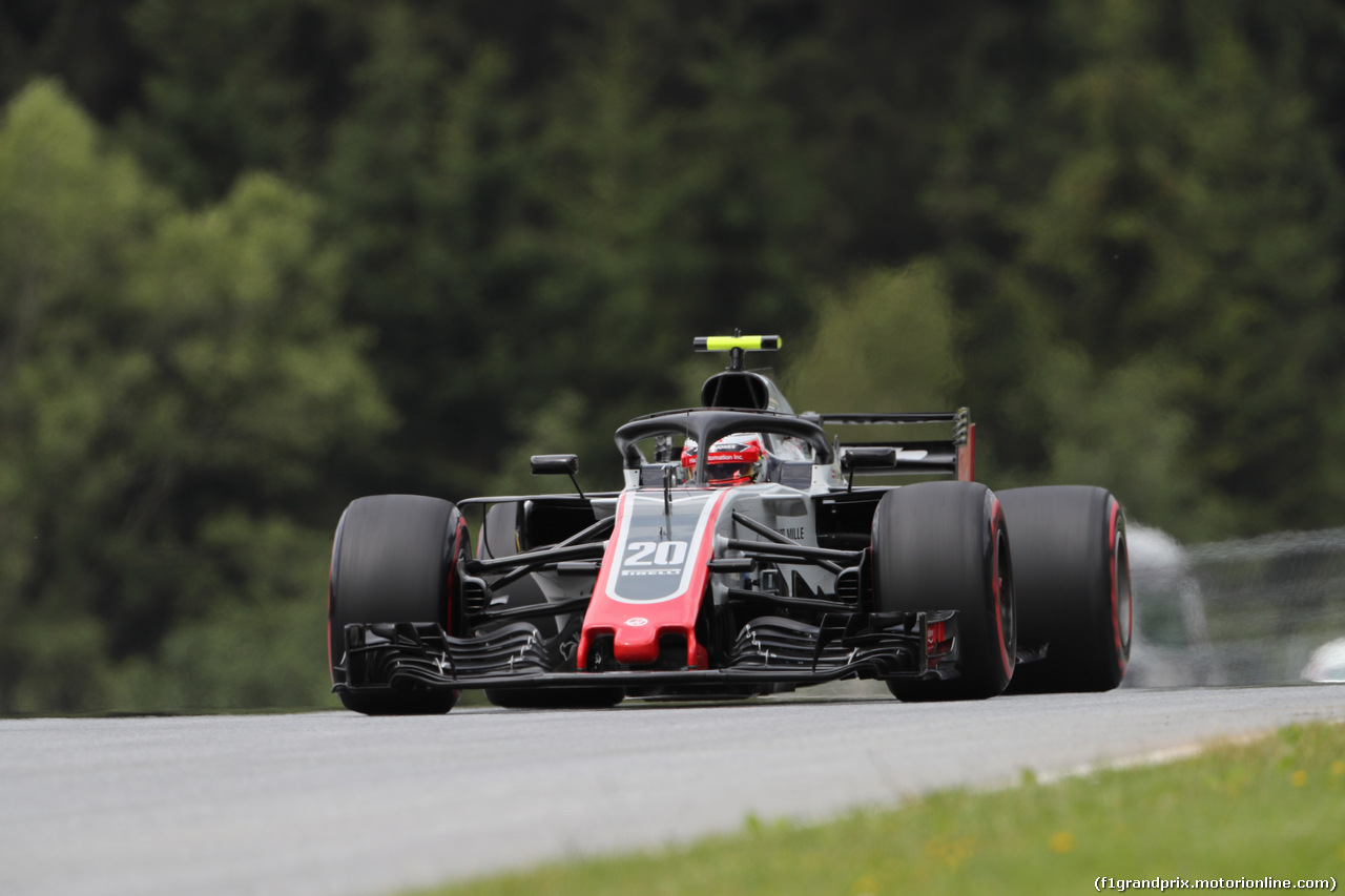 GP AUSTRIA, 28.06.2018- free Practice 1, Kevin Magnussen (DEN) Haas F1 Team VF-18