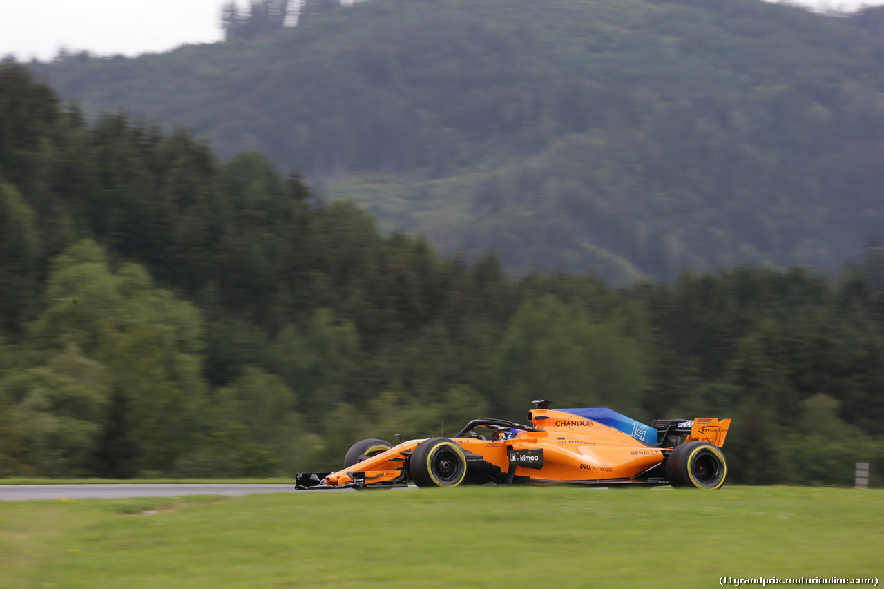 GP AUSTRIA, 28.06.2018- free Practice 1, Fernando Alonso (ESP) McLaren Renault MCL33