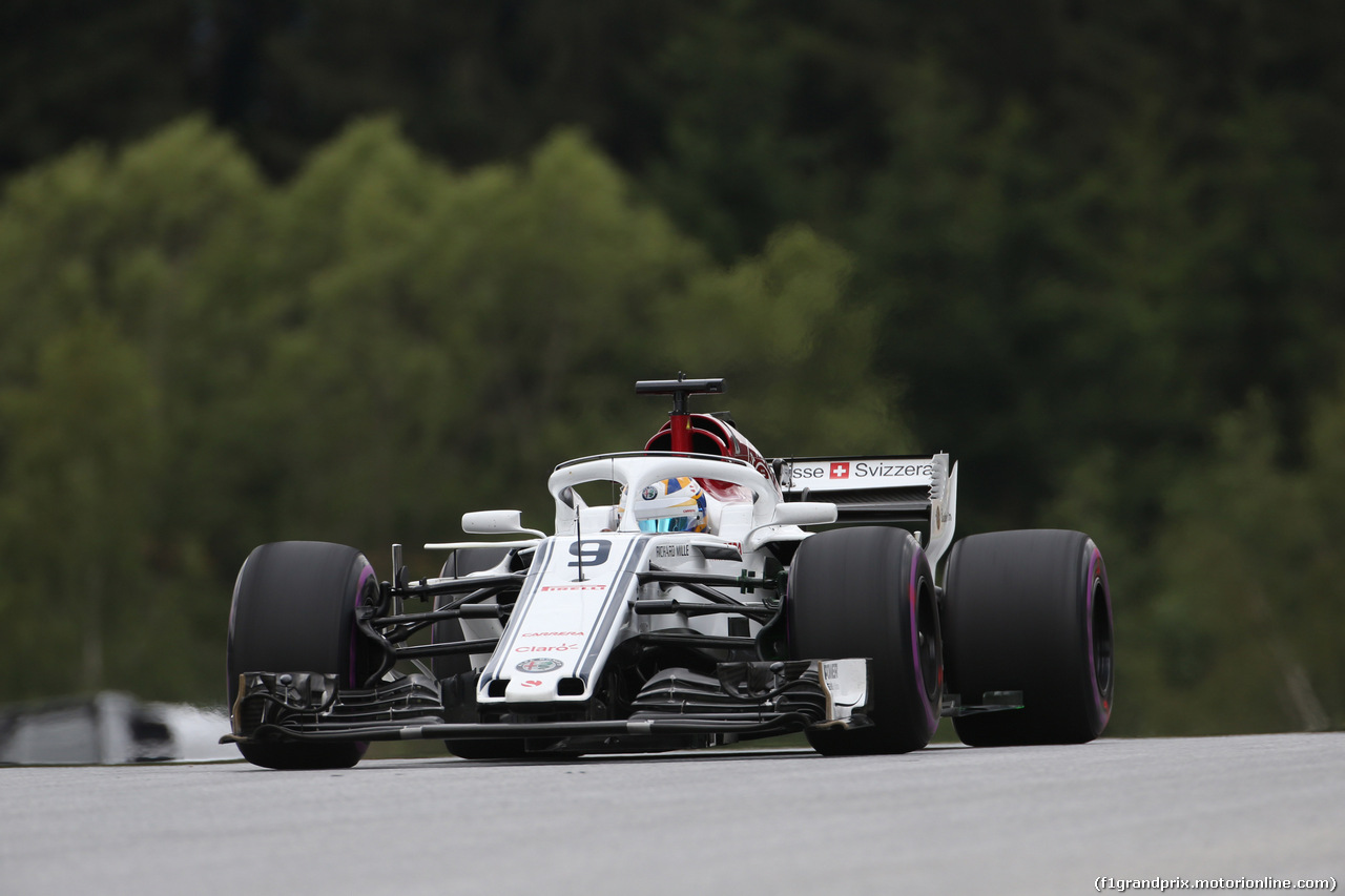 GP AUSTRIA, 28.06.2018- free Practice 1, Marcus Ericsson (SUE) Alfa Romeo Sauber C37