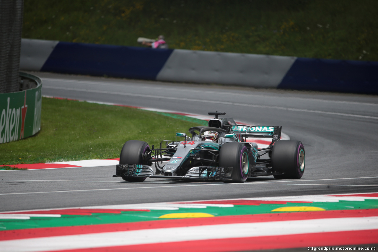GP AUSTRIA, 29.06.2018- Prove Libere 1, Lewis Hamilton (GBR) Mercedes AMG F1 W09