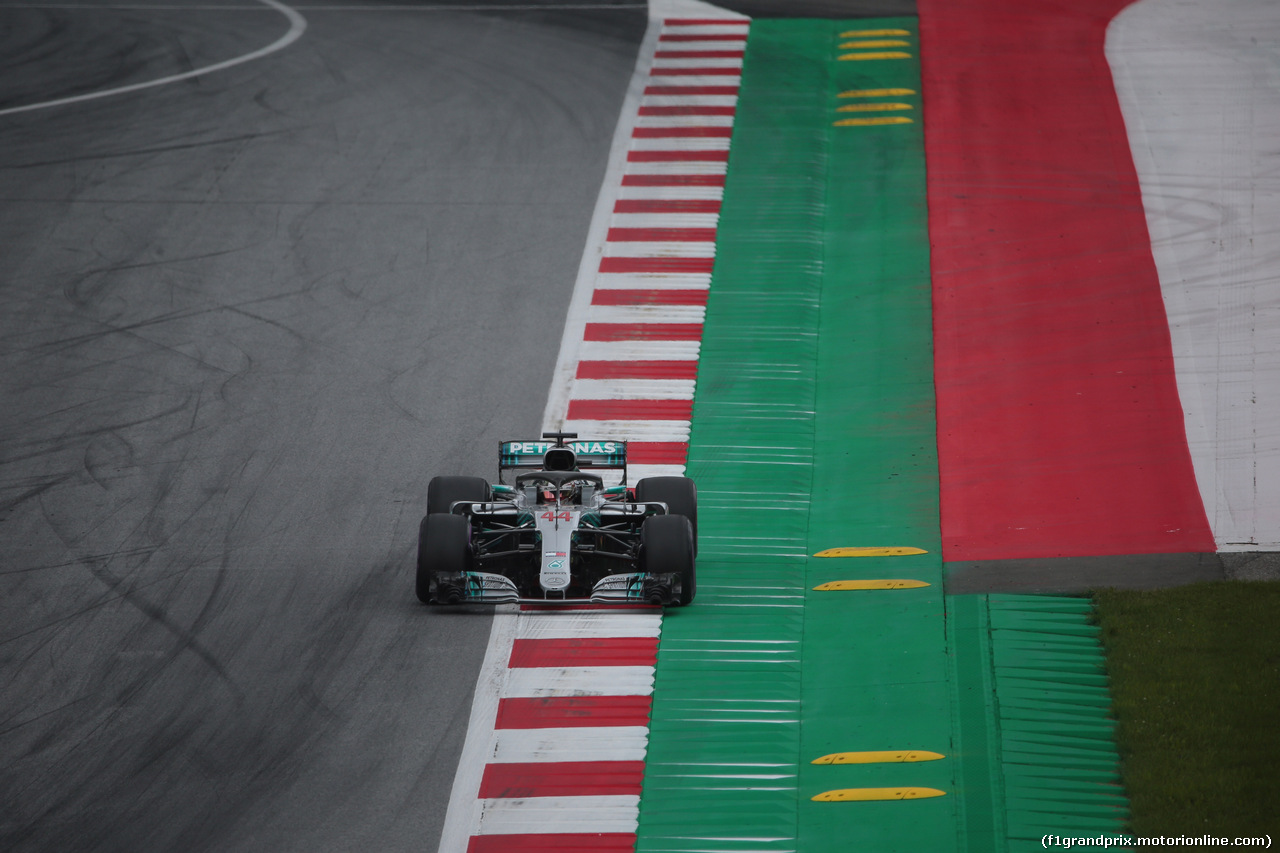 GP AUSTRIA, 29.06.2018- Prove Libere 1, Lewis Hamilton (GBR) Mercedes AMG F1 W09