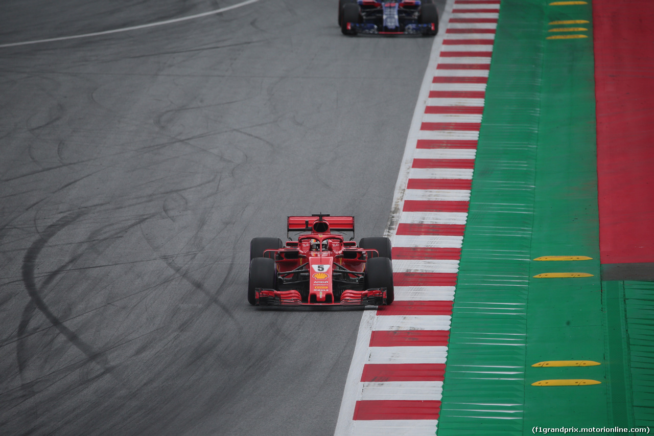GP AUSTRIA, 29.06.2018- Prove Libere 1, Sebastian Vettel (GER) Ferrari SF71H