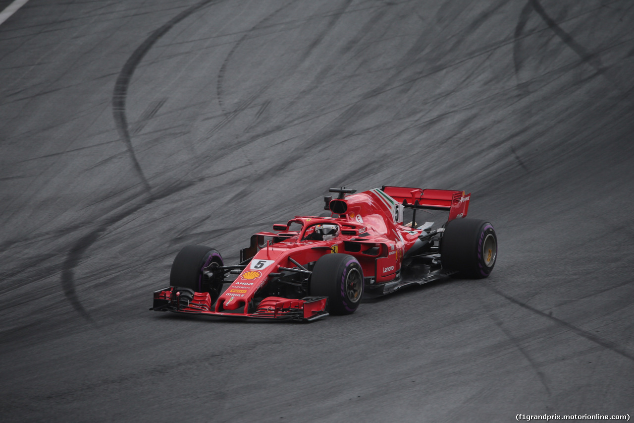 GP AUSTRIA, 29.06.2018- Prove Libere 1, Sebastian Vettel (GER) Ferrari SF71H