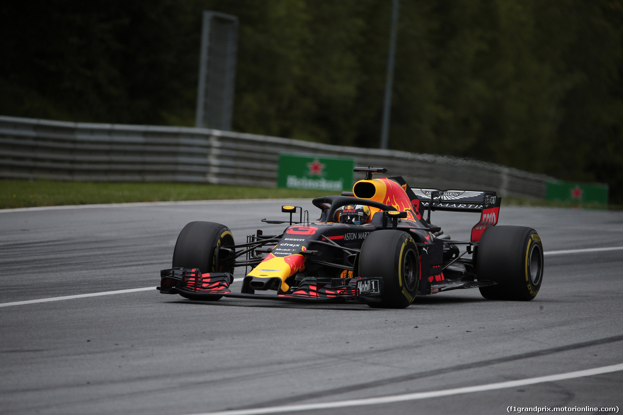 GP AUSTRIA, 29.06.2018- Prove Libere 1, Daniel Ricciardo (AUS) Red Bull Racing RB14