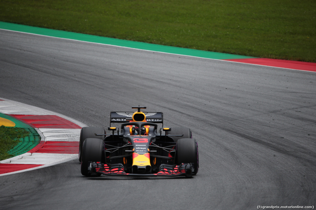 GP AUSTRIA, 29.06.2018- Prove Libere 1, Daniel Ricciardo (AUS) Red Bull Racing RB14