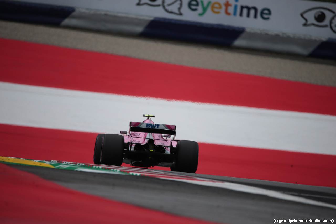 GP AUSTRIA, 29.06.2018- Prove Libere 1, Esteban Ocon (FRA) Sahara Force India F1 VJM11
