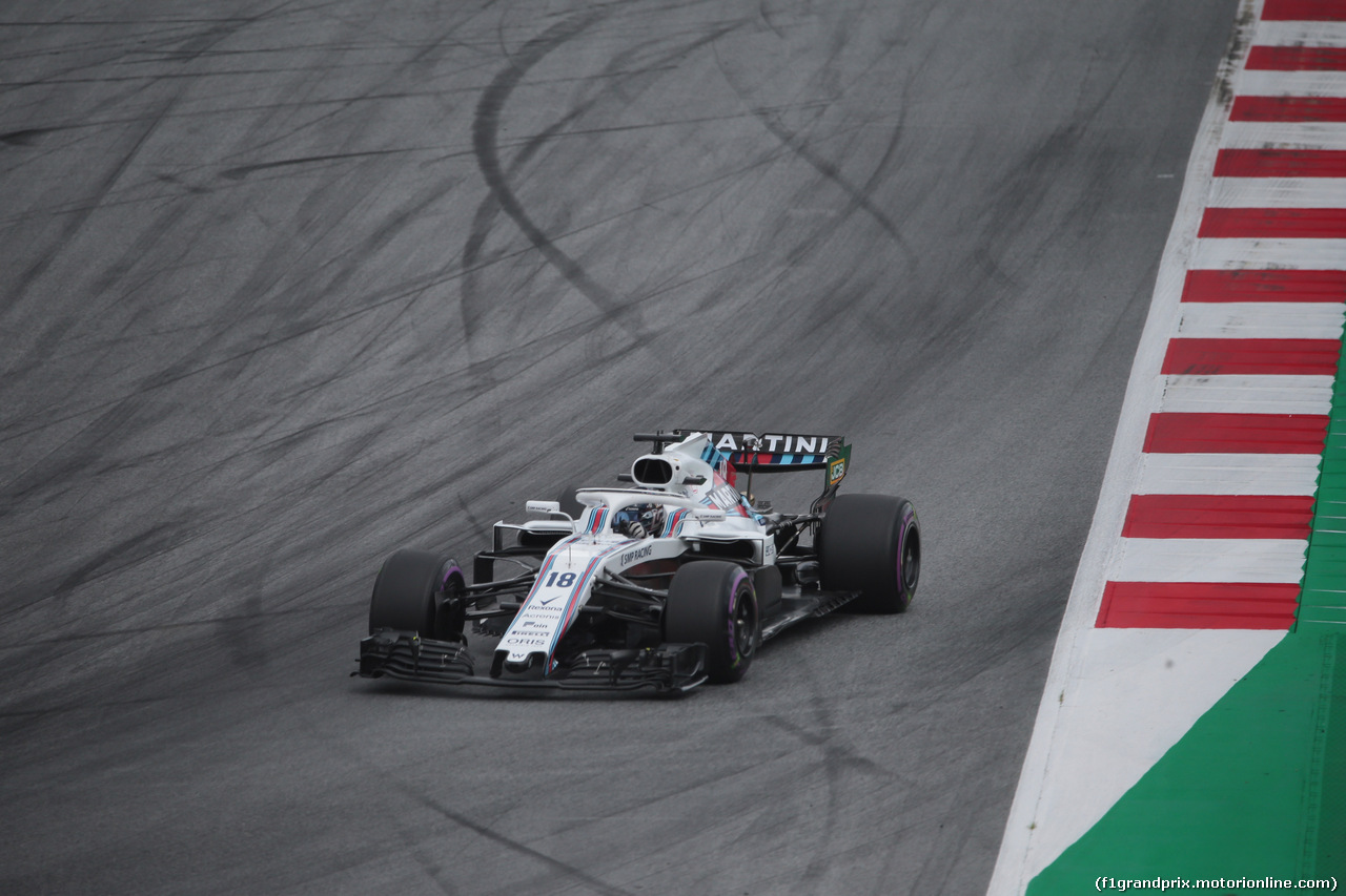 GP AUSTRIA, 29.06.2018- Prove Libere 1, Lance Stroll (CDN) Williams FW41