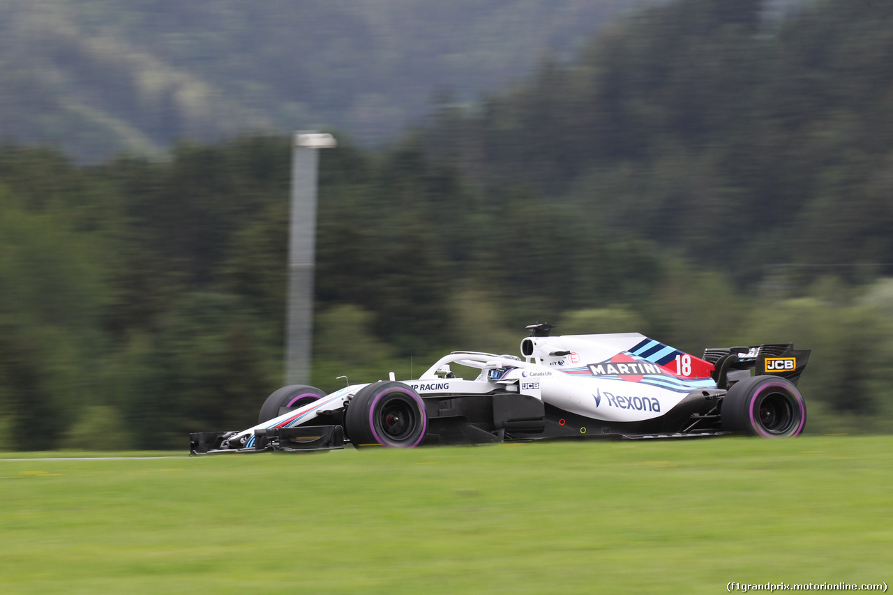 GP AUSTRIA, 29.06.2018- Prove Libere 1, Lance Stroll (CDN) Williams FW41