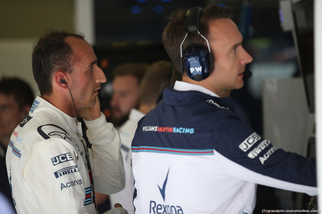 GP AUSTRIA, 29.06.2018- Prove Libere 1, Robert Kubica (POL) Williams Reserve e Development Driver