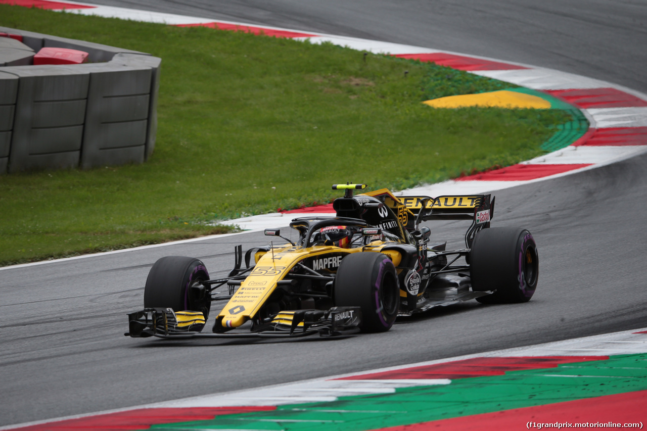GP AUSTRIA, 29.06.2018- Prove Libere 1, Carlos Sainz Jr (ESP) Renault Sport F1 Team RS18