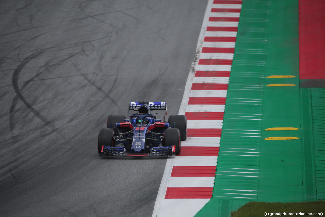 GP AUSTRIA, 29.06.2018- Prove Libere 1, Brendon Hartley (FRA) Scuderia Toro Rosso STR13