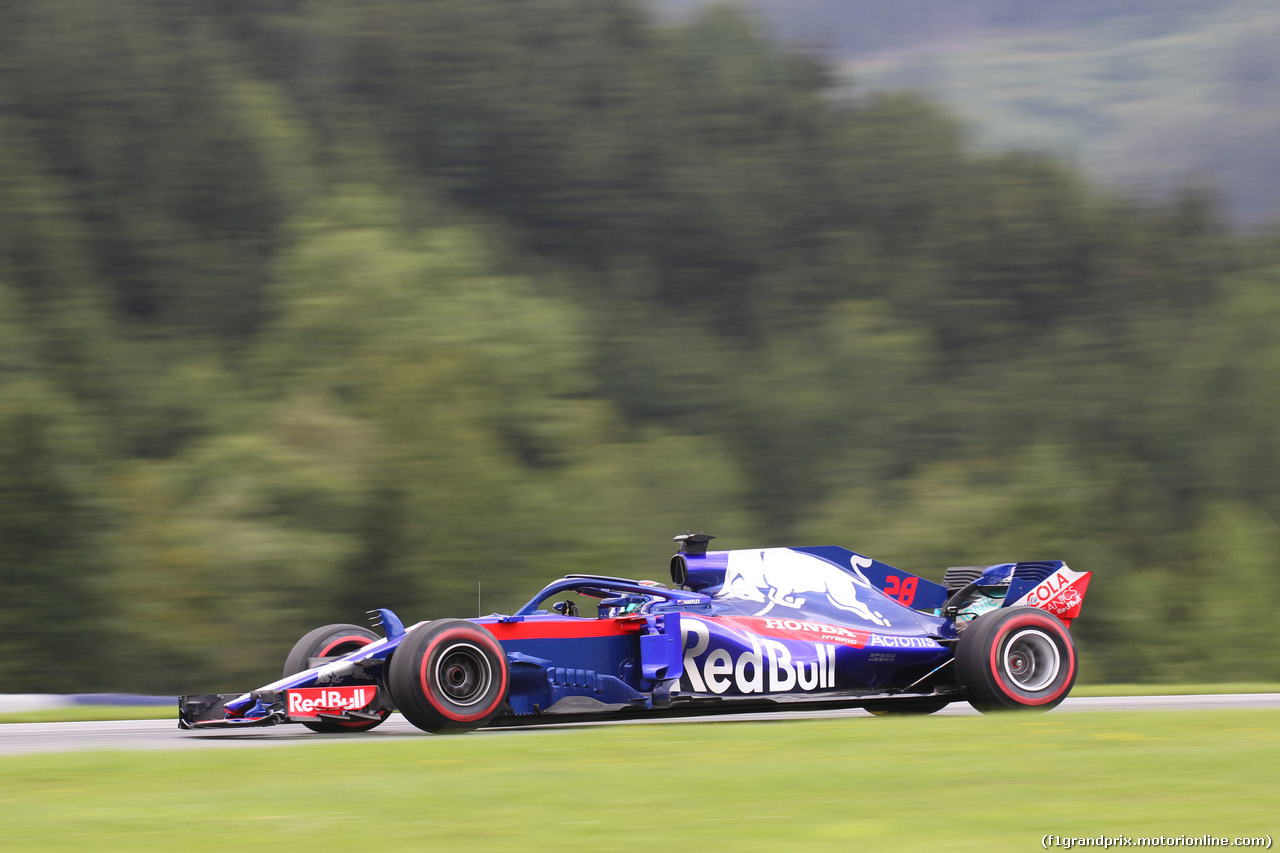 GP AUSTRIA, 29.06.2018- Prove Libere 1, Brendon Hartley (FRA) Scuderia Toro Rosso STR13