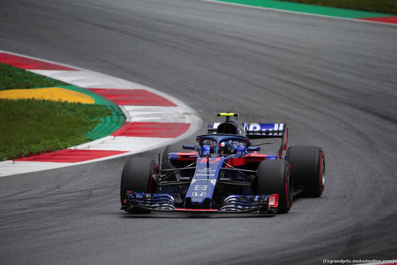 GP AUSTRIA, 29.06.2018- Prove Libere 1, Pierre Gasly (FRA) Scuderia Toro Rosso STR13
