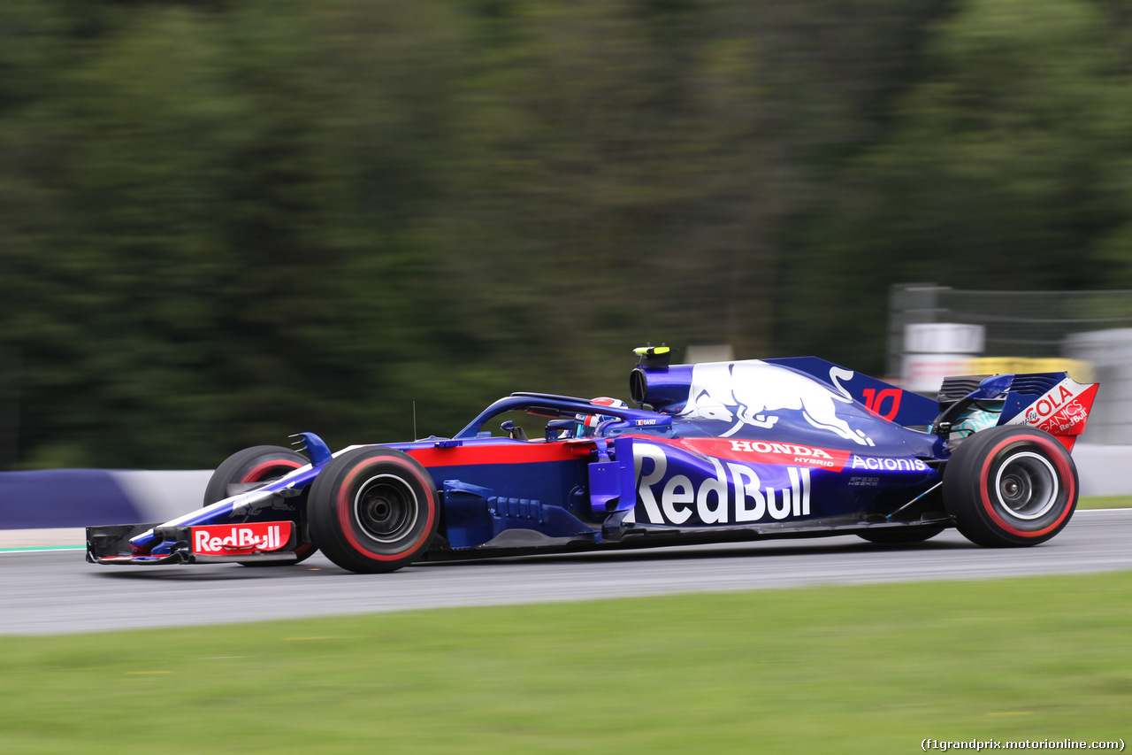 GP AUSTRIA, 29.06.2018- Prove Libere 1, Pierre Gasly (FRA) Scuderia Toro Rosso STR13