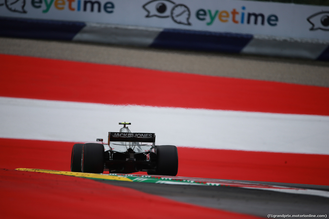 GP AUSTRIA, 29.06.2018- Prove Libere 1, Kevin Magnussen (DEN) Haas F1 Team VF-18