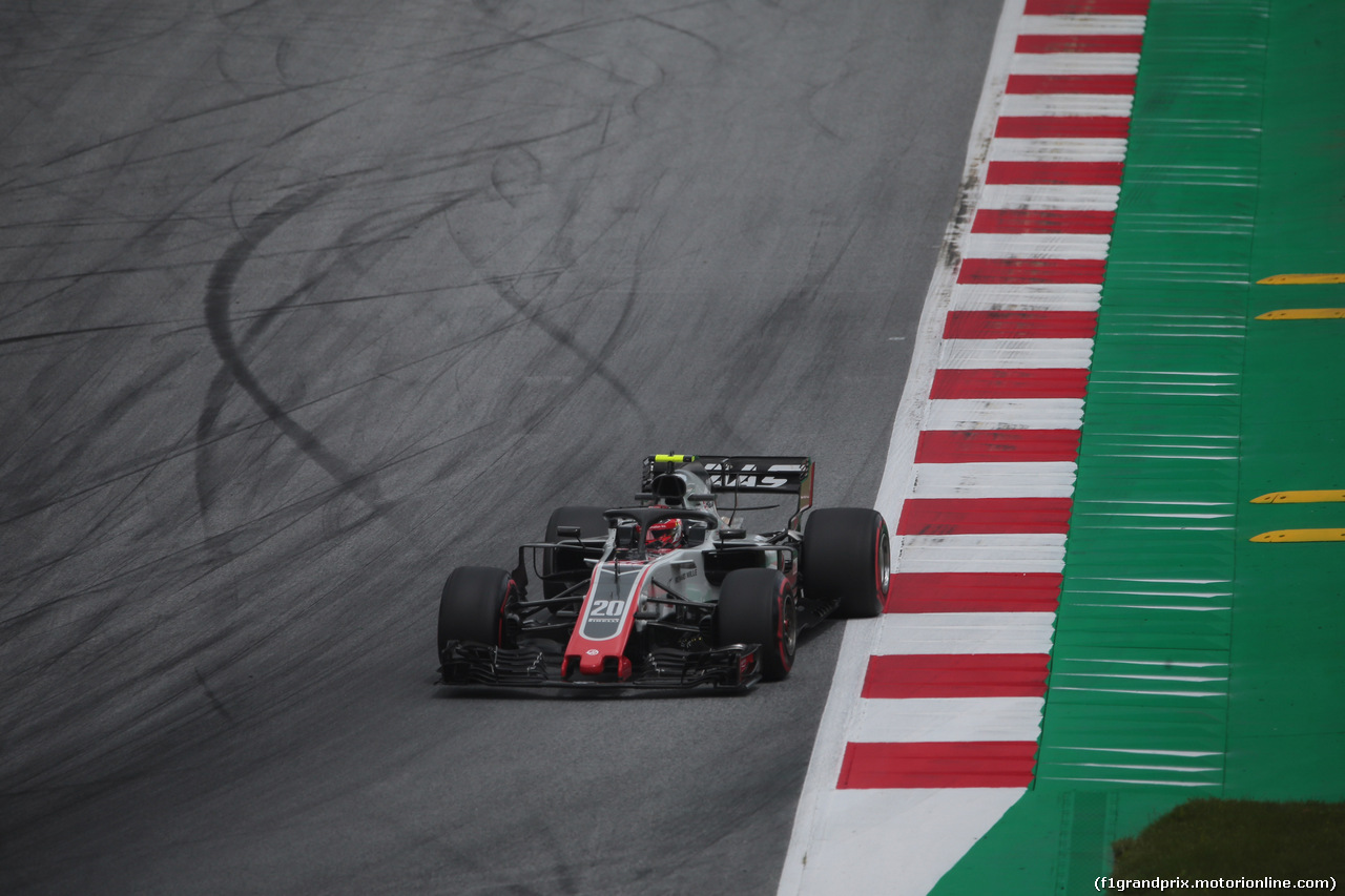 GP AUSTRIA, 29.06.2018- Prove Libere 1, Kevin Magnussen (DEN) Haas F1 Team VF-18