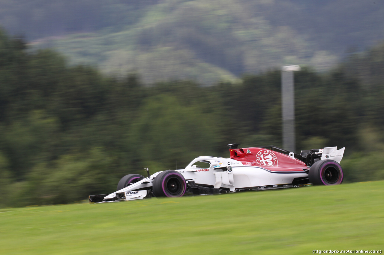 GP AUSTRIA, 29.06.2018- Prove Libere 1, Marcus Ericsson (SUE) Alfa Romeo Sauber C37