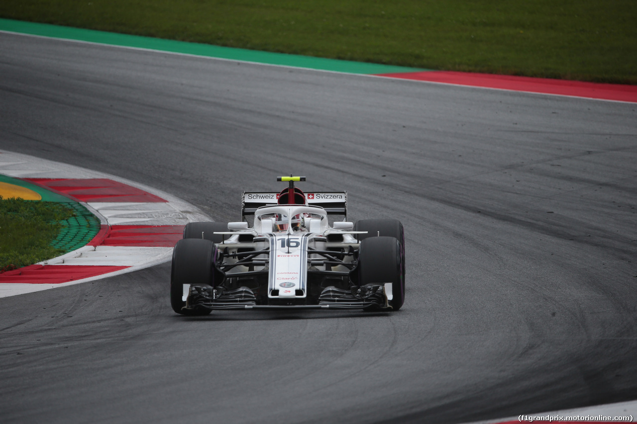 GP AUSTRIA, 29.06.2018- Prove Libere 1, Charles Leclerc (GER) Alfa Romeo Sauber C37