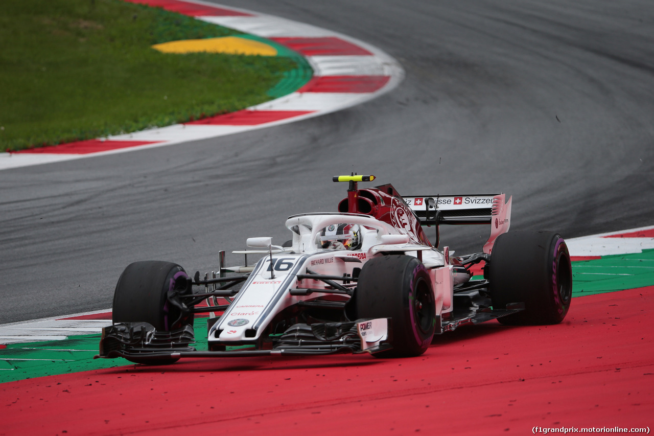 GP AUSTRIA, 29.06.2018- Prove Libere 1, Charles Leclerc (GER) Alfa Romeo Sauber C37