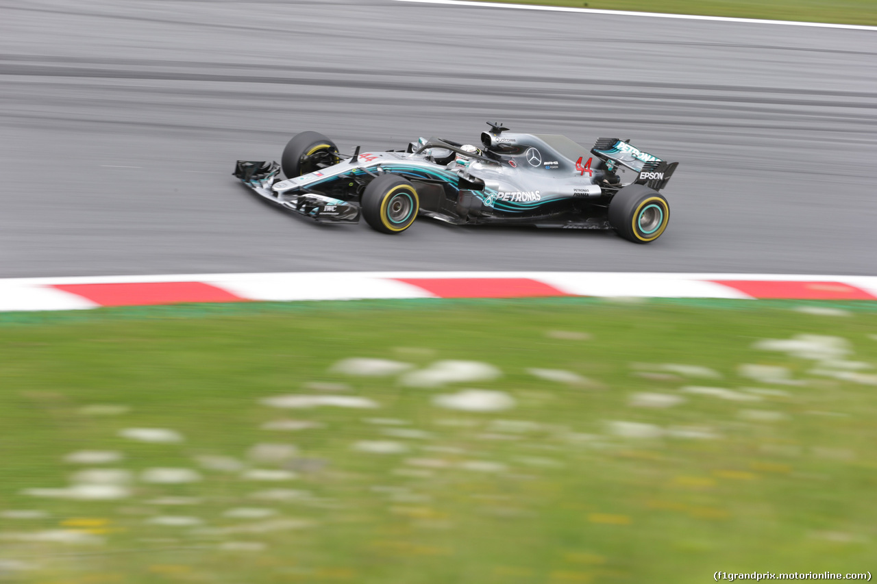 GP AUSTRIA, 29.06.2018- Prove Libere 2, Lewis Hamilton (GBR) Mercedes AMG F1 W09