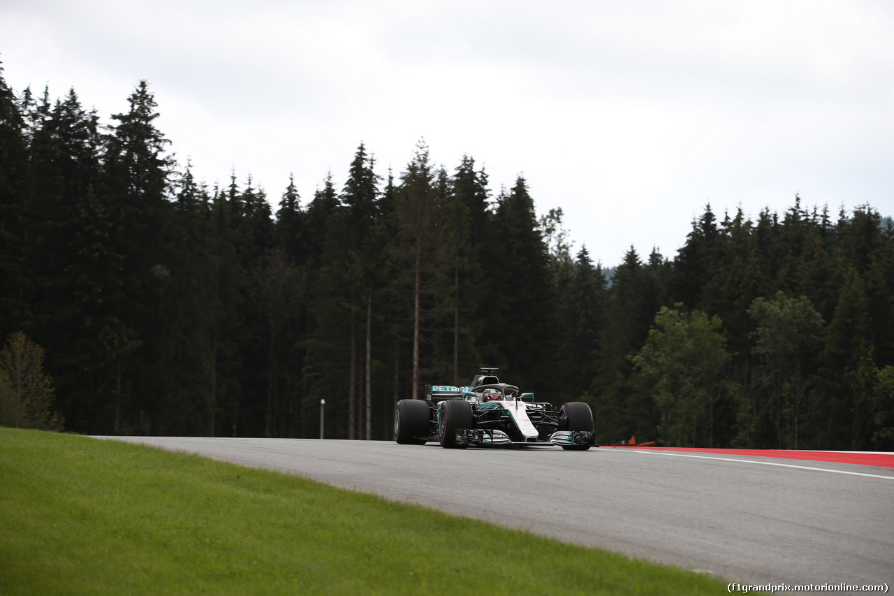 GP AUSTRIA, 29.06.2018- Prove Libere 2, Lewis Hamilton (GBR) Mercedes AMG F1 W09
