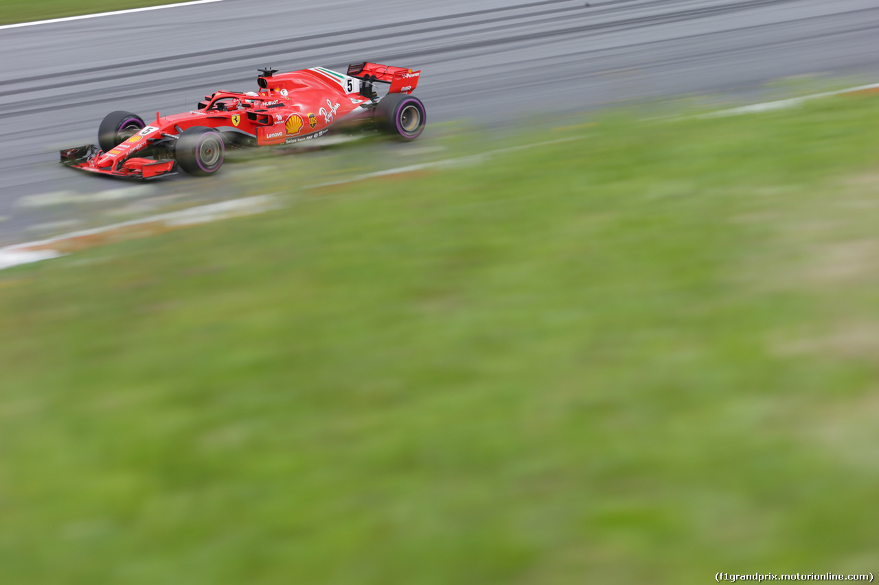 GP AUSTRIA, 29.06.2018- Prove Libere 2, Sebastian Vettel (GER) Ferrari SF71H