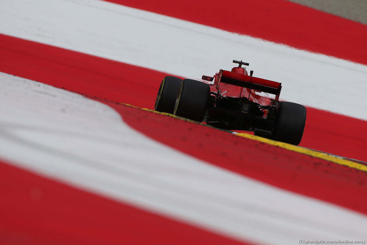 GP AUSTRIA, 29.06.2018- Prove Libere 2, Sebastian Vettel (GER) Ferrari SF71H