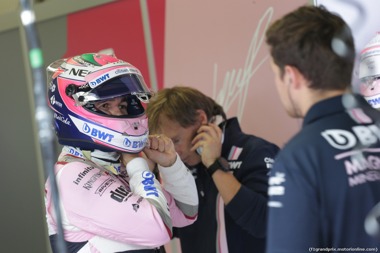 GP AUSTRIA, 29.06.2018- Prove Libere 2, Sergio Perez (MEX) Sahara Force India F1 VJM11