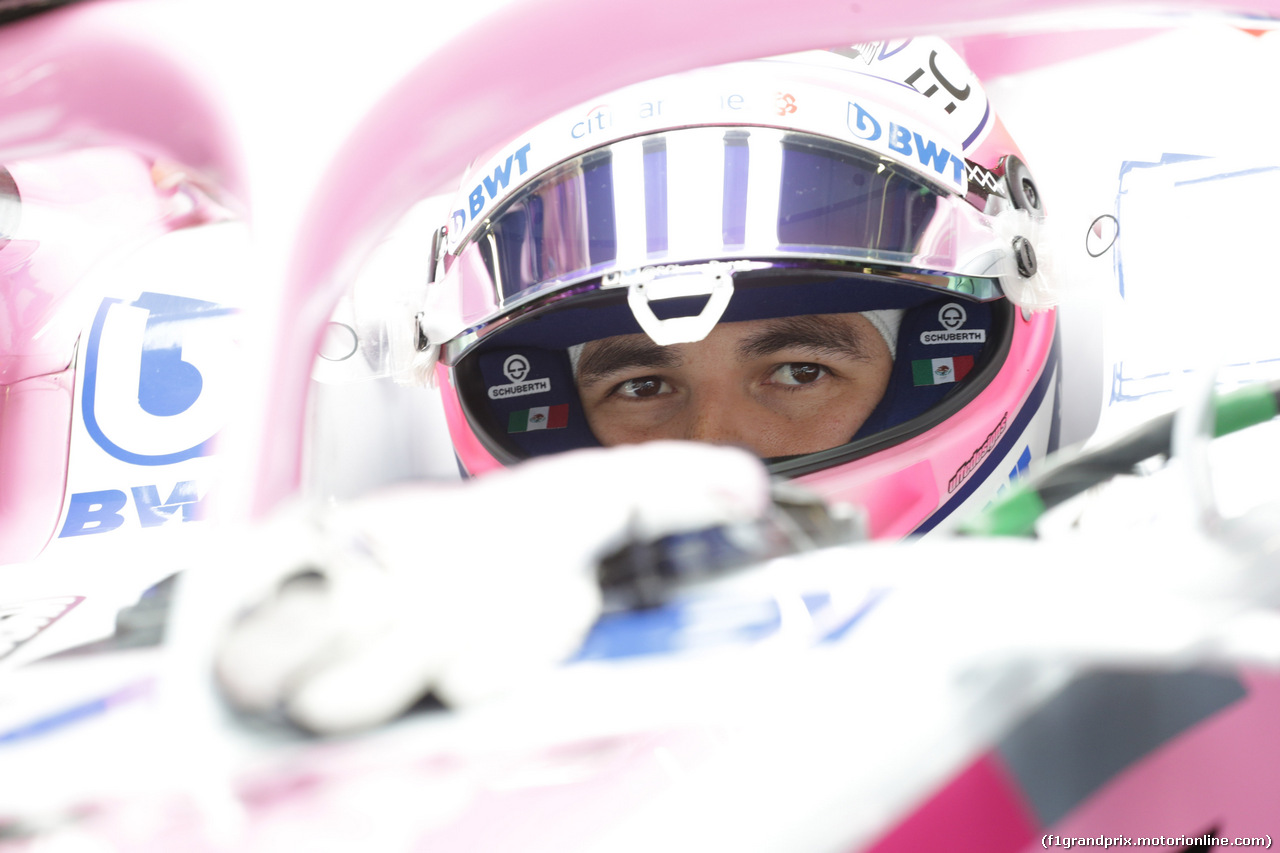 GP AUSTRIA, 29.06.2018- Prove Libere 2, Sergio Perez (MEX) Sahara Force India F1 VJM11