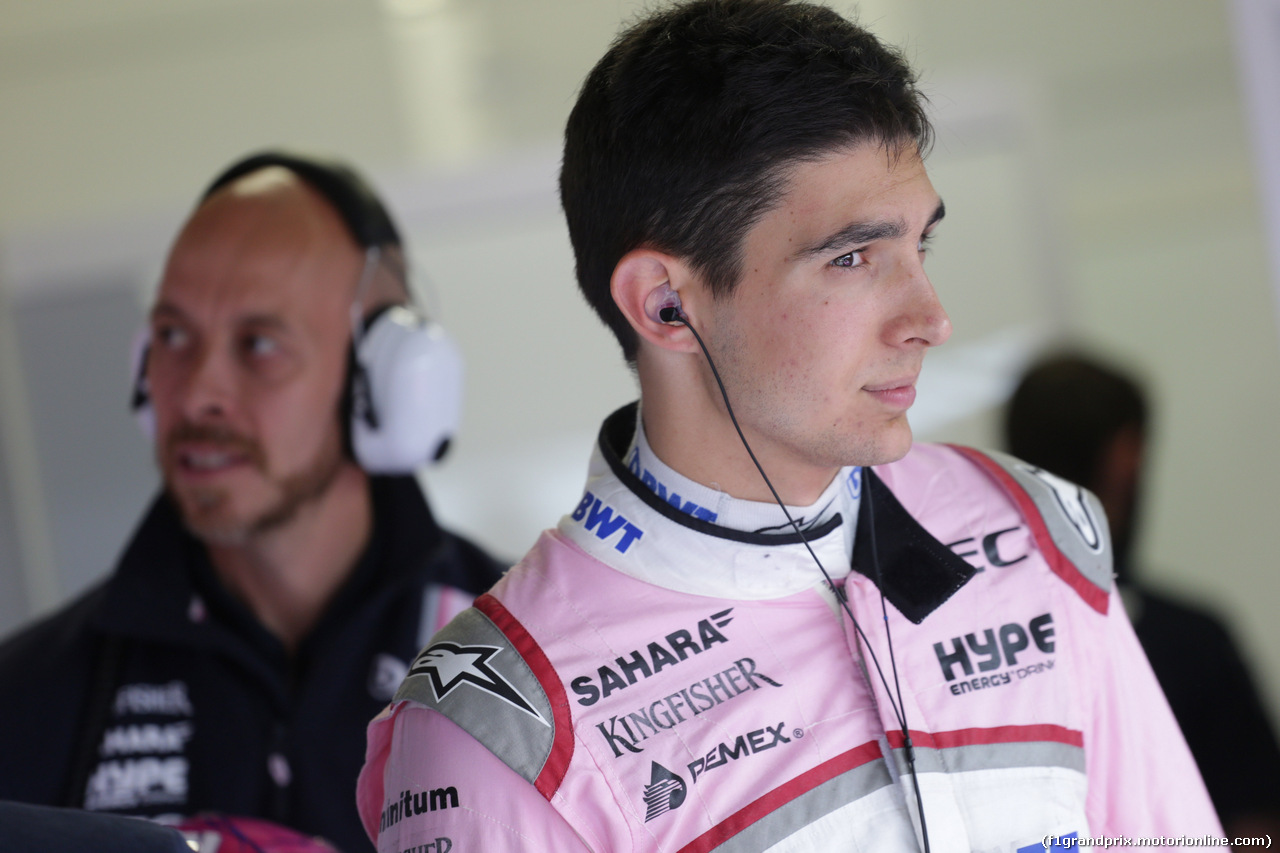 GP AUSTRIA, 29.06.2018- Prove Libere 2, Esteban Ocon (FRA) Sahara Force India F1 VJM11