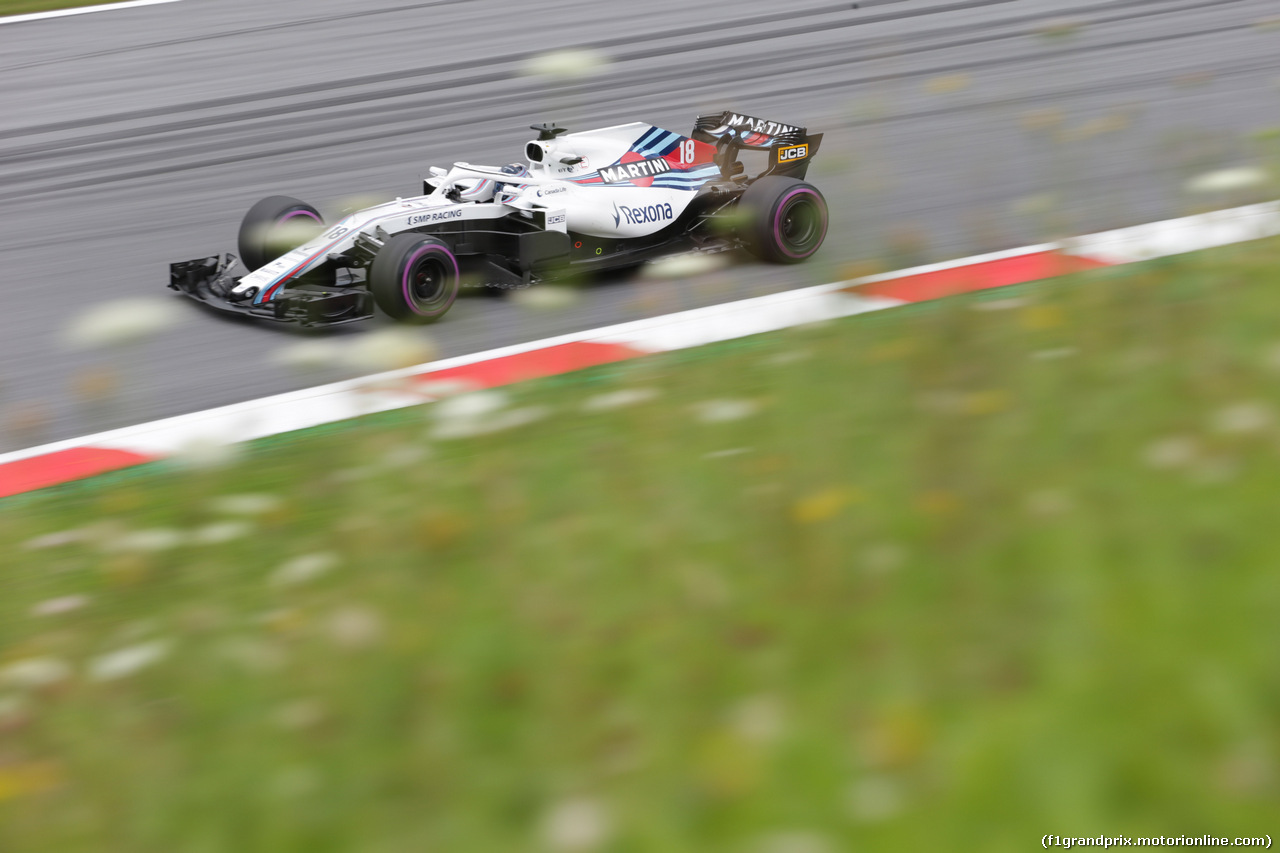 GP AUSTRIA, 29.06.2018- Prove Libere 2, Lance Stroll (CDN) Williams FW41