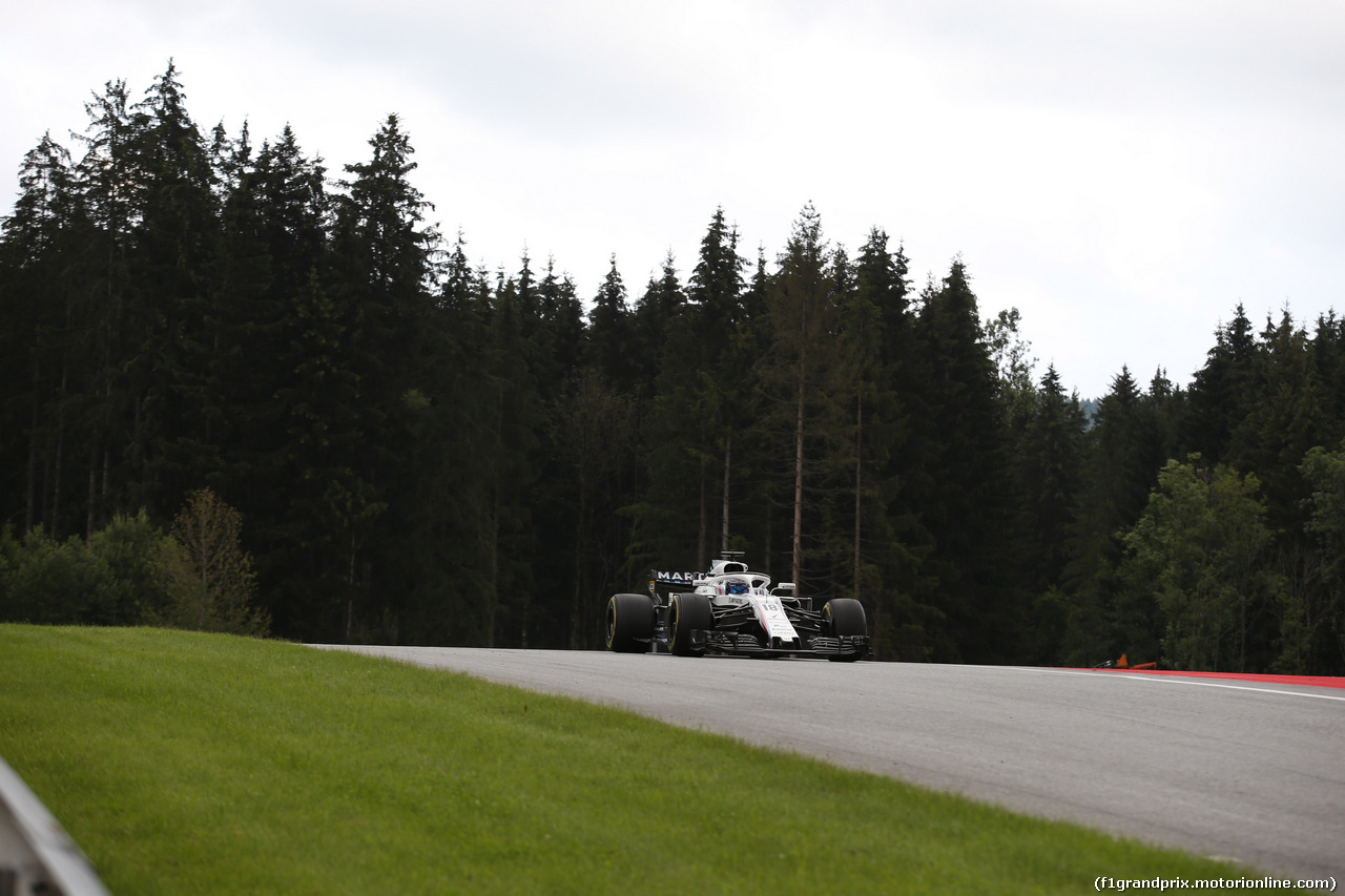 GP AUSTRIA, 29.06.2018- Prove Libere 2, Lance Stroll (CDN) Williams FW41