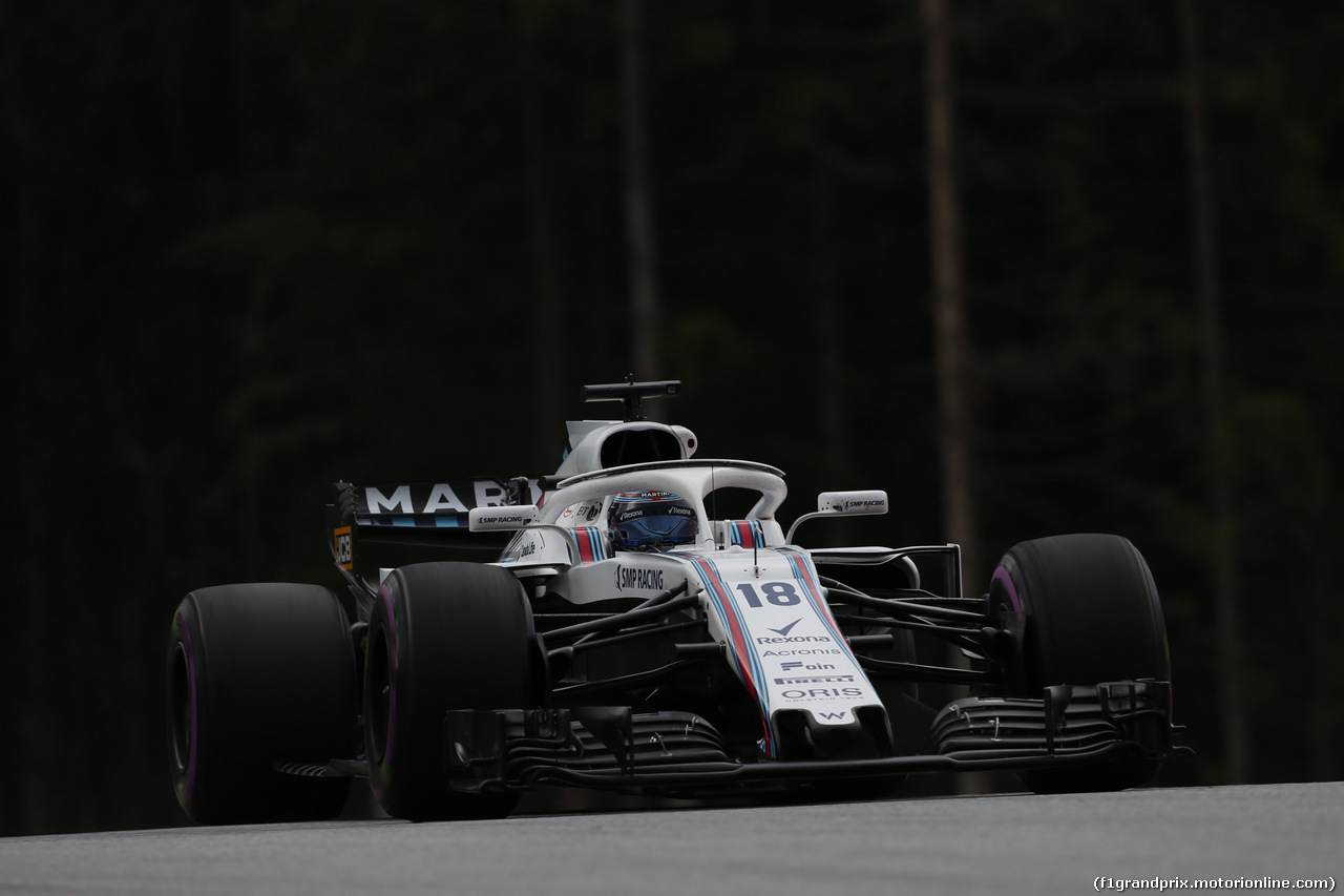 GP AUSTRIA, 29.06.2018- Prove Libere 2, Lance Stroll (CDN) Williams FW41
