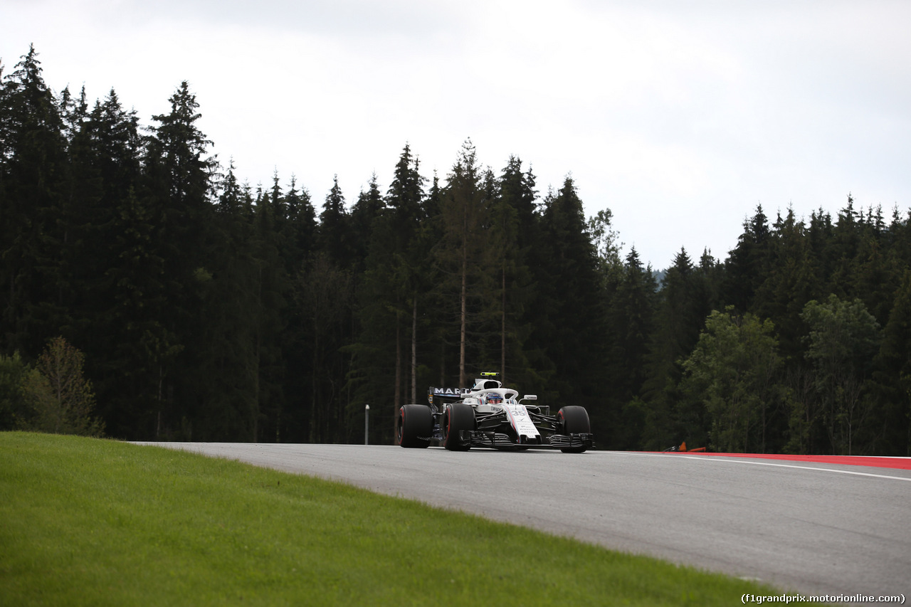 GP AUSTRIA, 29.06.2018- Prove Libere 2, Sergej Sirotkin (RUS) Williams F1 Team FW41