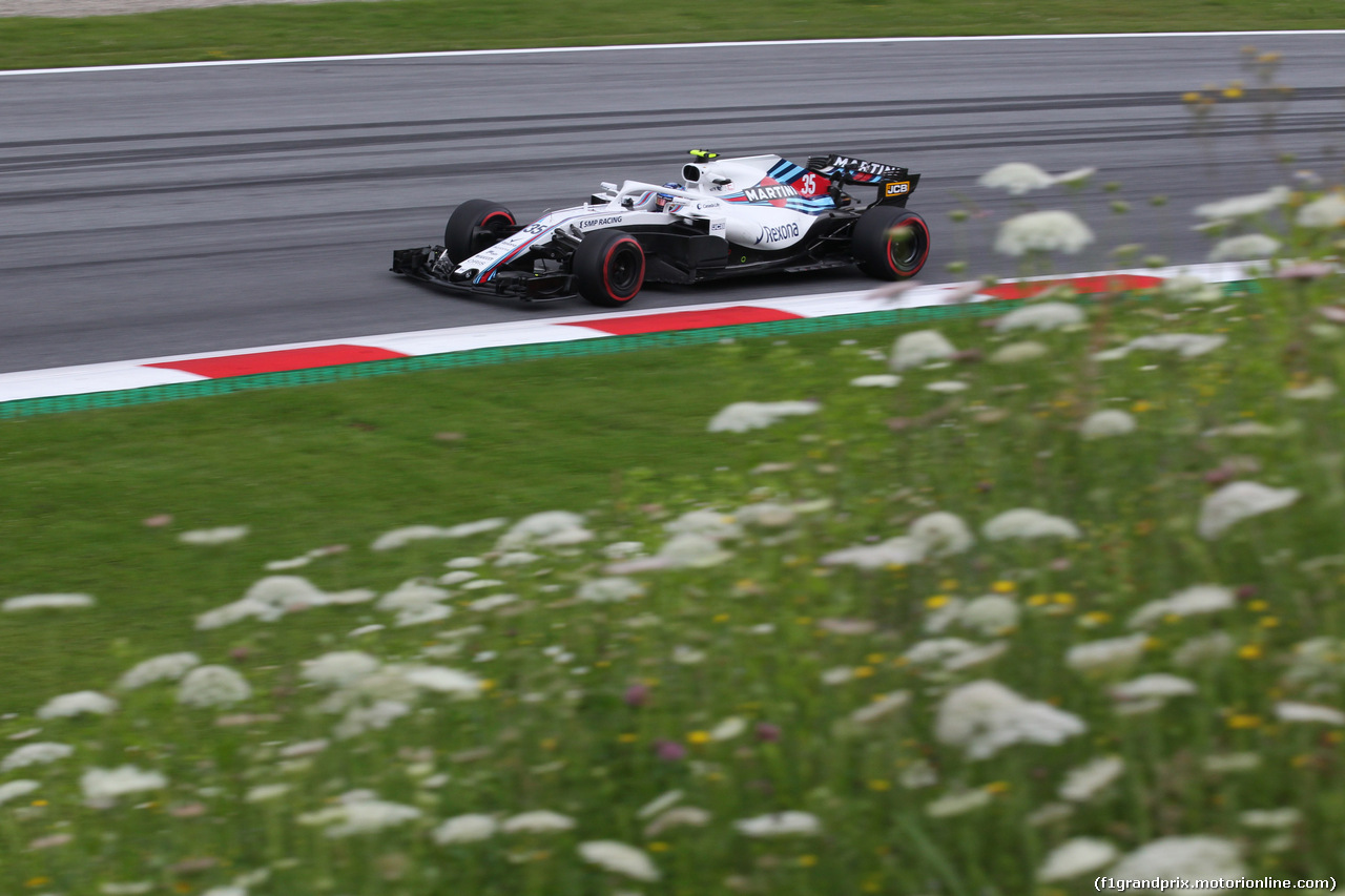 GP AUSTRIA, 29.06.2018- Prove Libere 2, Sergej Sirotkin (RUS) Williams F1 Team FW41