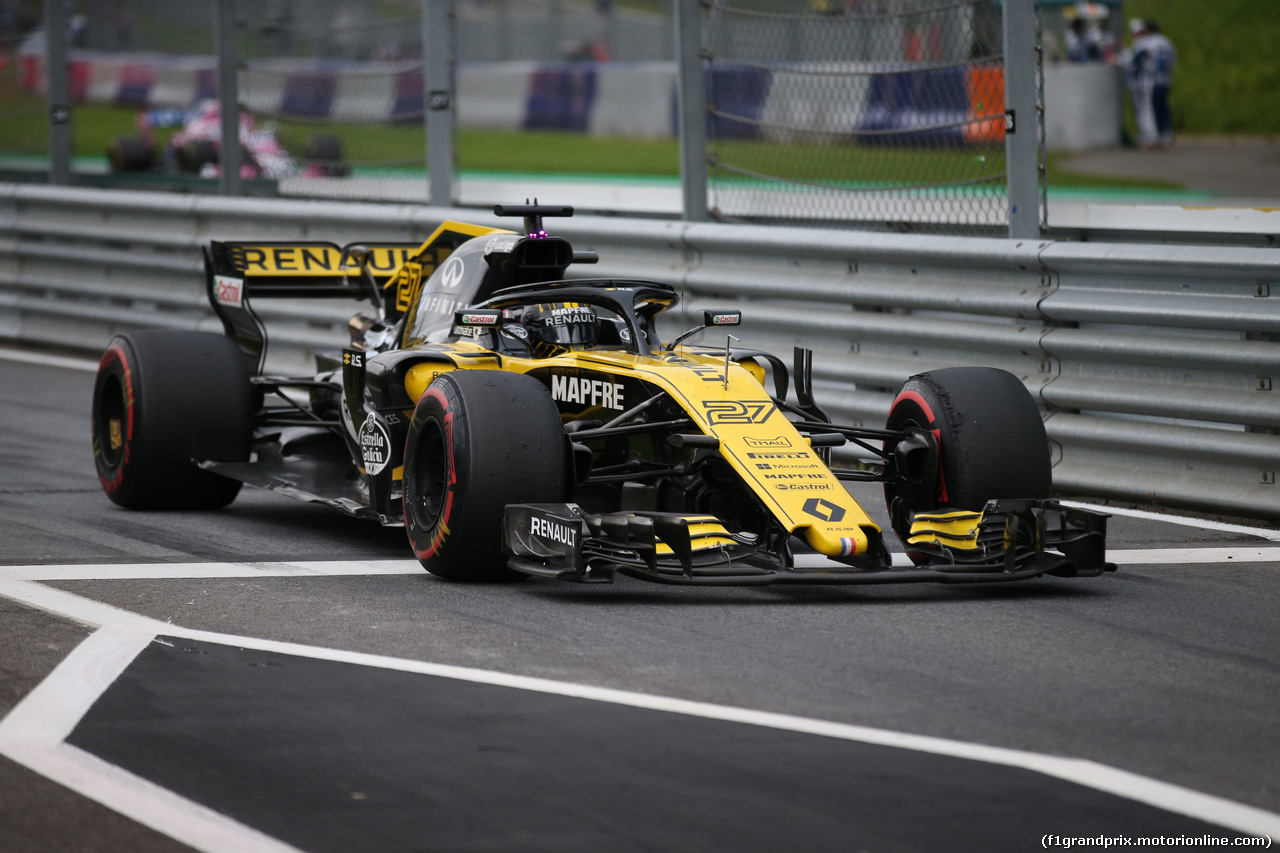 GP AUSTRIA, 29.06.2018- Prove Libere 2, Nico Hulkenberg (GER) Renault Sport F1 Team RS18