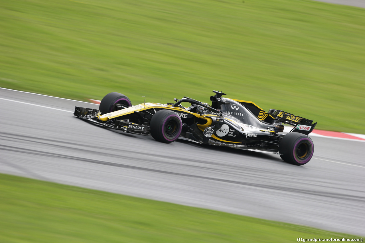 GP AUSTRIA, 29.06.2018- Prove Libere 2, Nico Hulkenberg (GER) Renault Sport F1 Team RS18