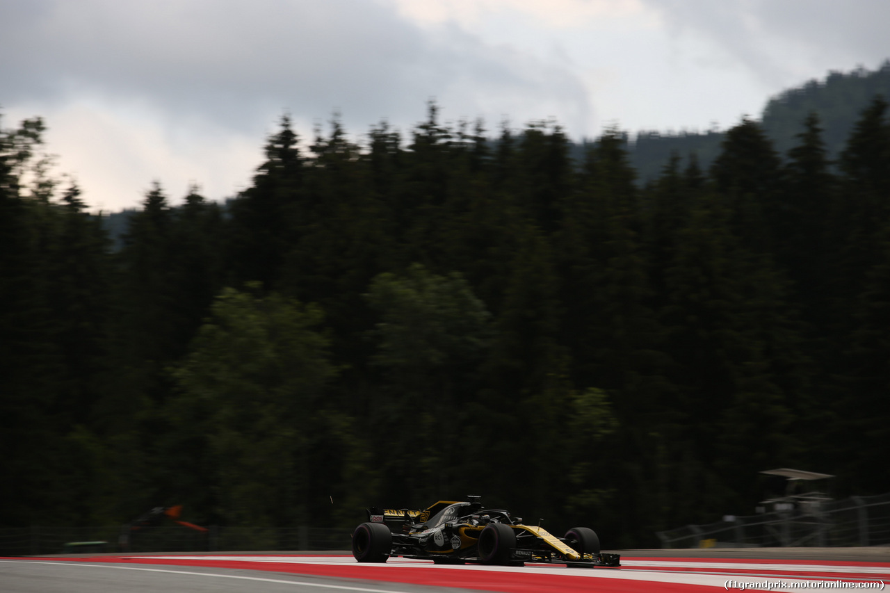 GP AUSTRIA, 29.06.2018- Prove Libere 2, Nico Hulkenberg (GER) Renault Sport F1 Team RS18