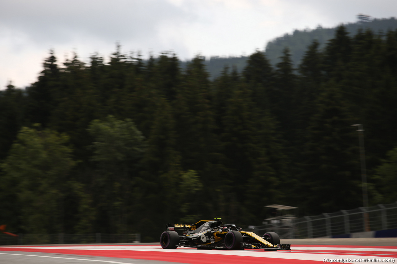 GP AUSTRIA, 29.06.2018- Prove Libere 2, Carlos Sainz Jr (ESP) Renault Sport F1 Team RS18