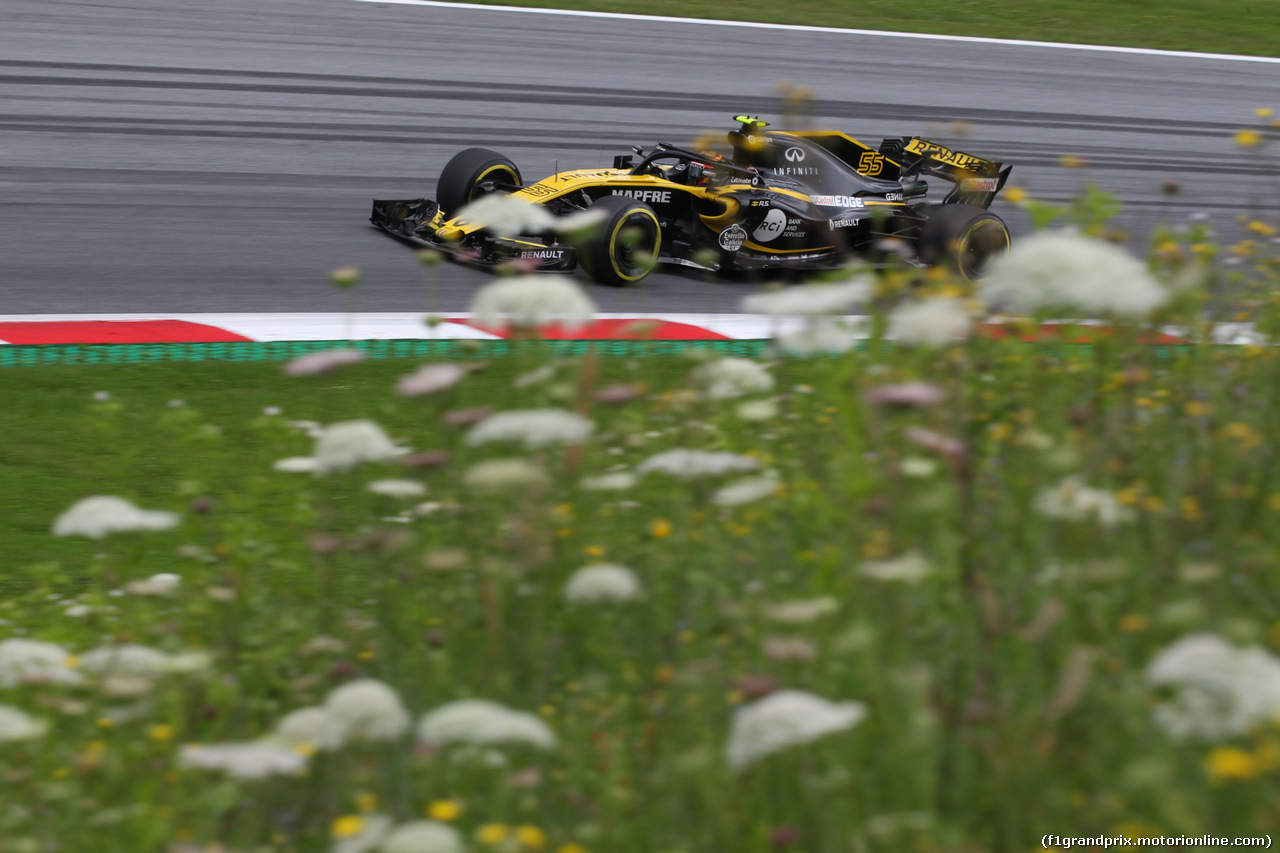 GP AUSTRIA, 29.06.2018- Prove Libere 2, Carlos Sainz Jr (ESP) Renault Sport F1 Team RS18